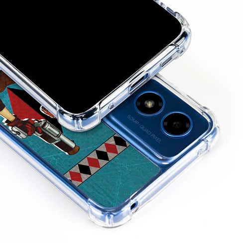 DC Comics Bombshells Harley Quinn Moto G 5G (2024) Clear Case